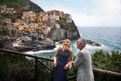 Italian Riviera coastline