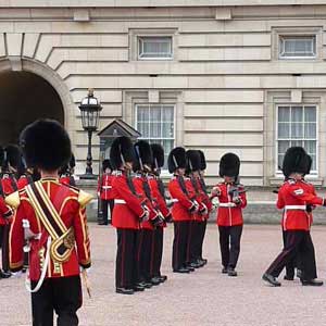 See the changing of the guard in London